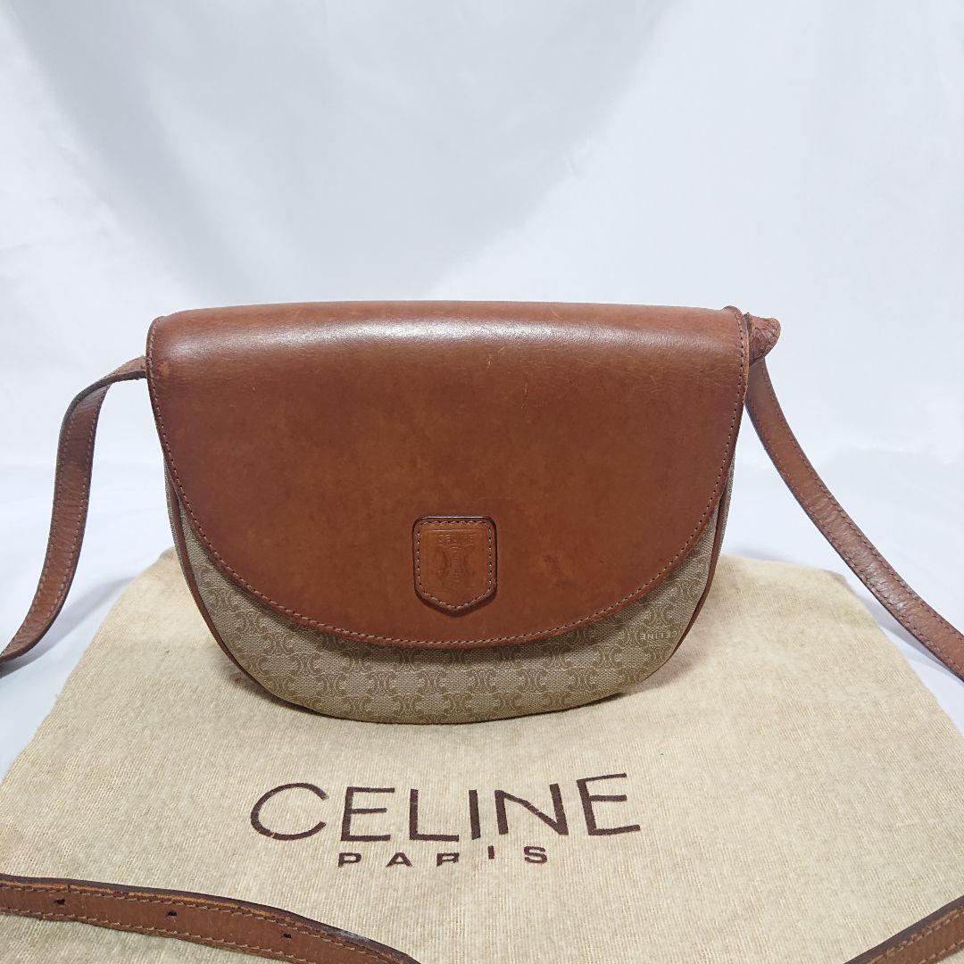 CELINE マカダム柄 ショルダーバッグ ヴィンテージ CELINE マカダム柄 ショルダーバッグ ヴィンテージ