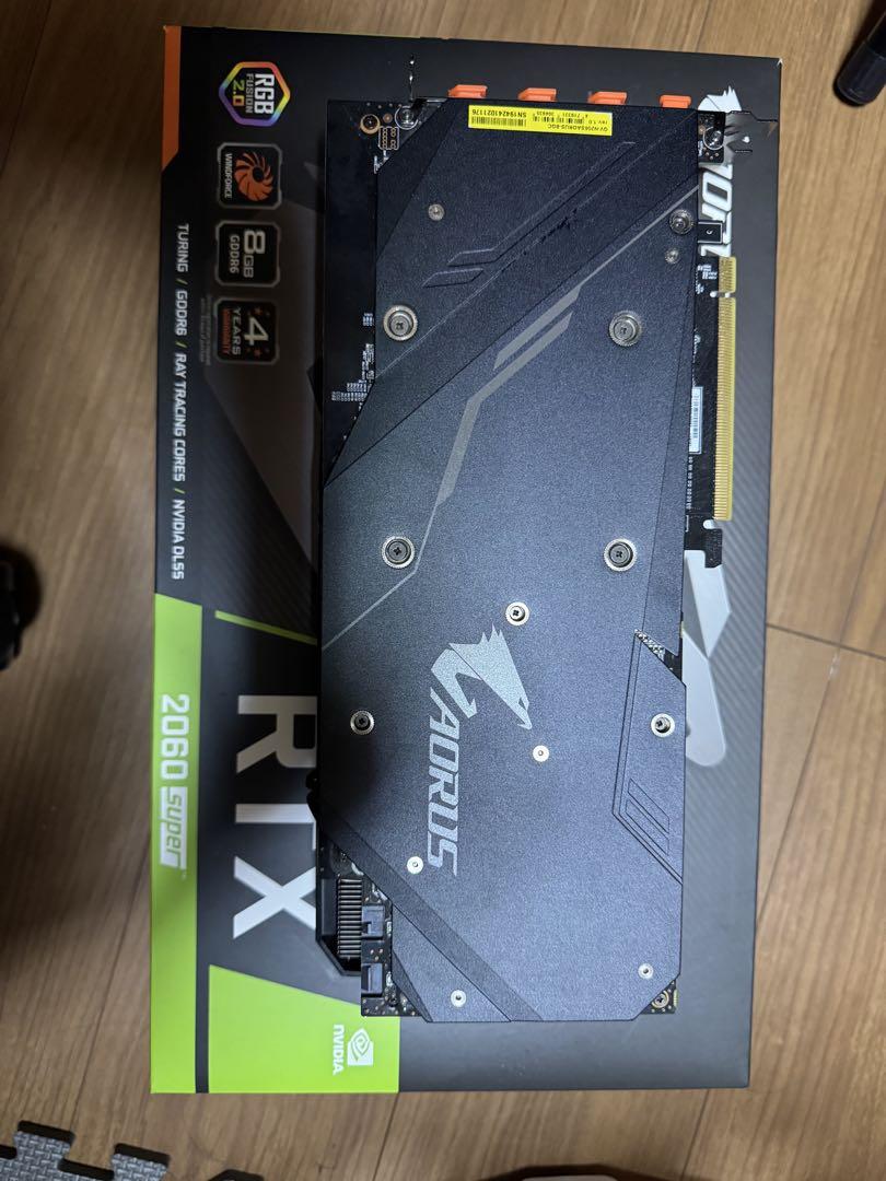 AORUS GeForce RTX 2060 Super 本体　美品