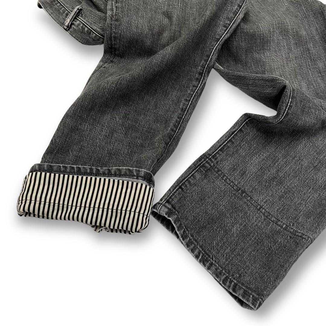 Y's/yohjiyamamoto】ロールアップ ブラックデニム L | dab.com.my