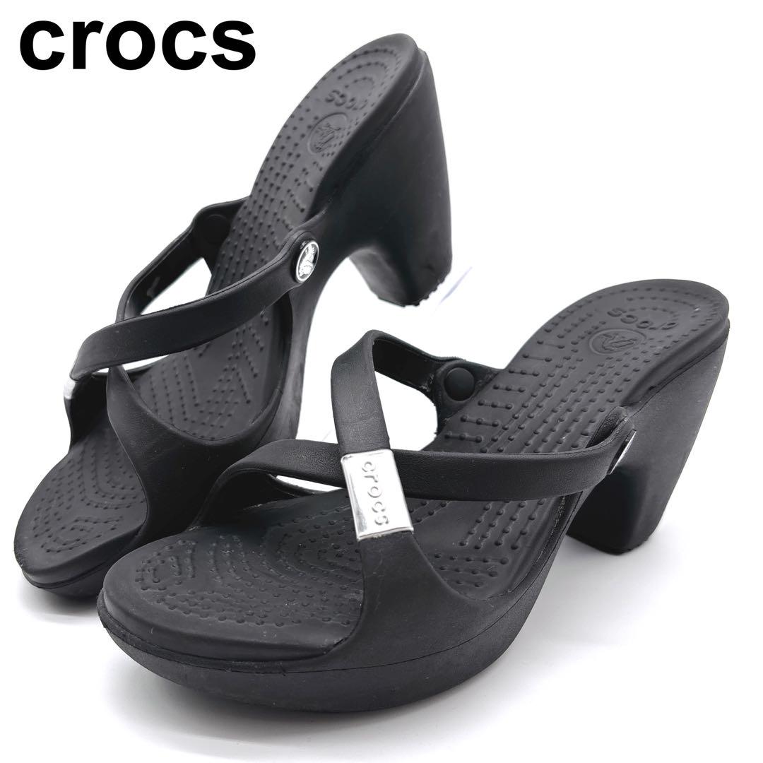 【廃盤品】crocs クロックス　cyprus サイプラス　ヒールサンダル　希少