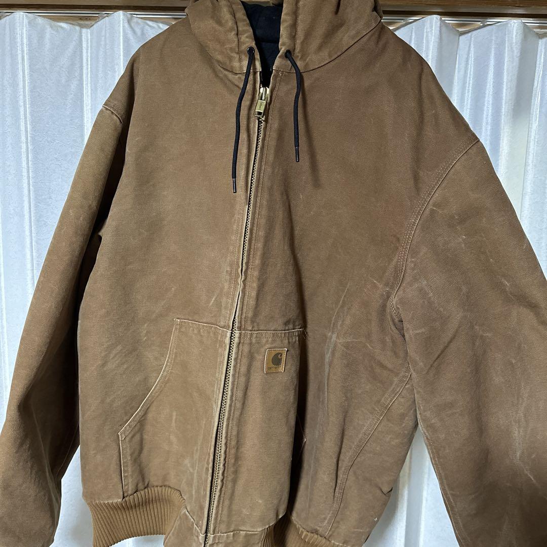 Carhartt フード付きジャケット L 革タグ　アクティブジャケット