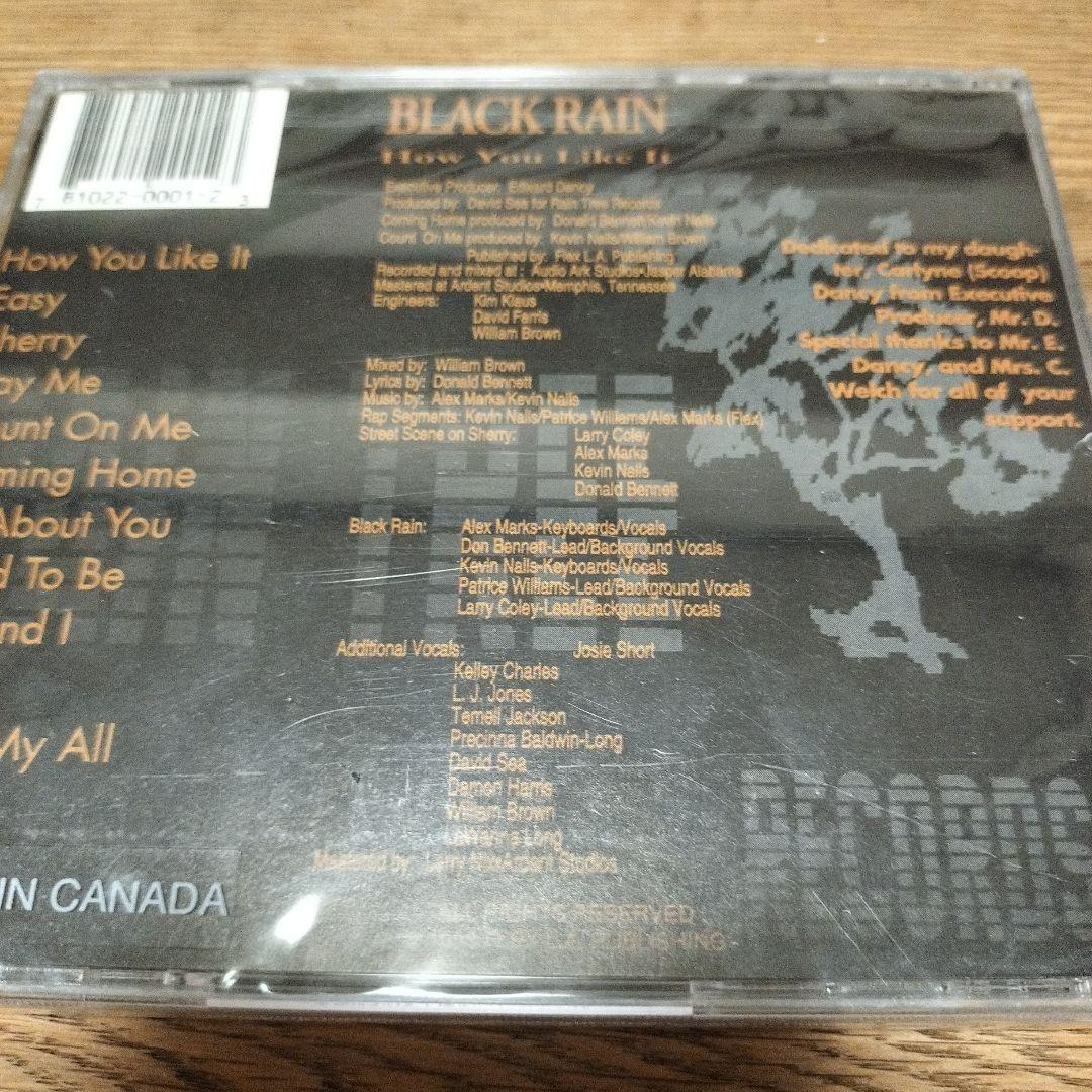 Black Rain How You Like It 1993 NJS