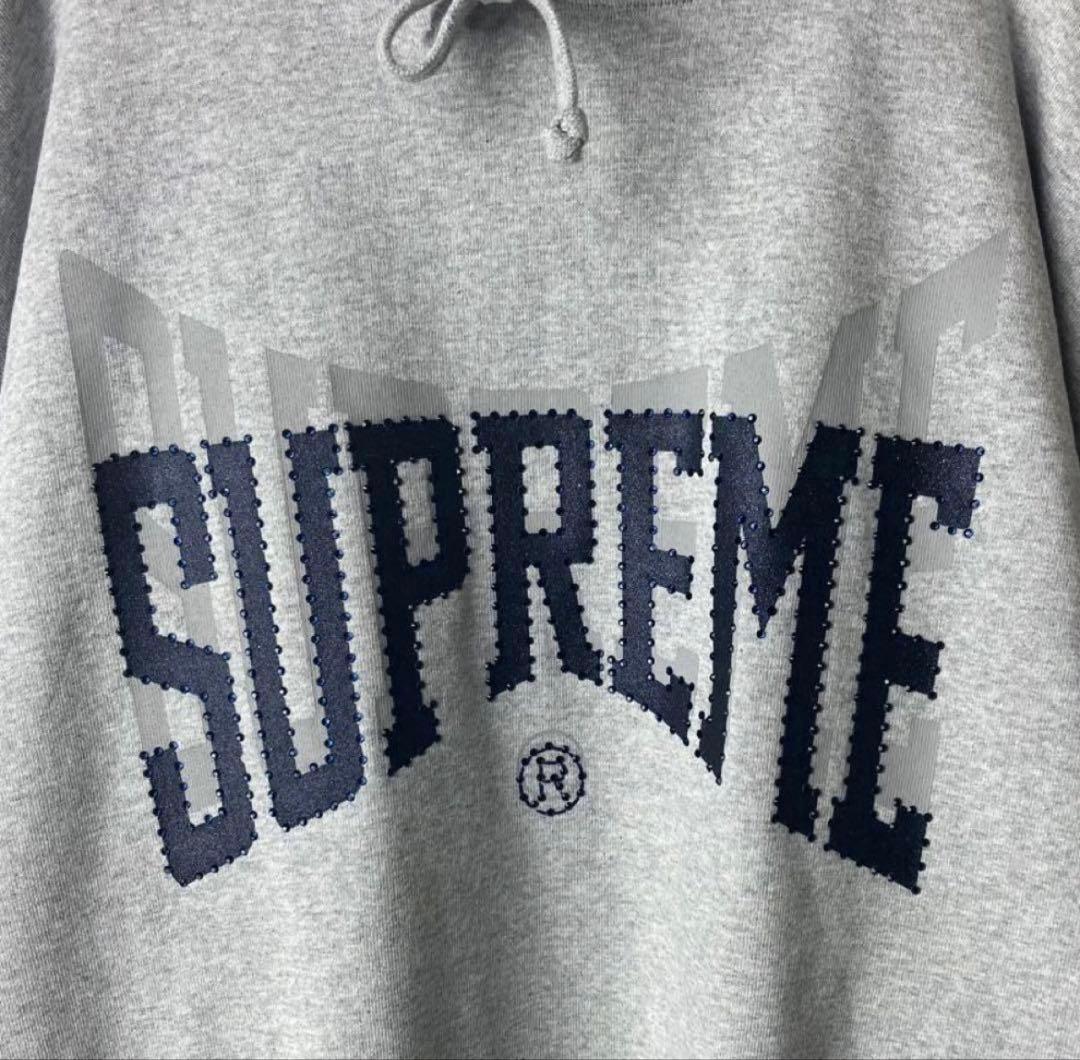 Supreme 22AW Rhinestone shadow hoodie XL Supreme 22AW Rhinestone shadow hoodie XL