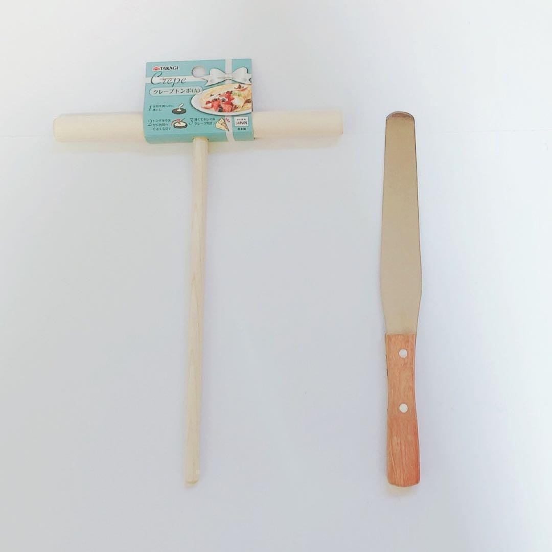 クレープ 鉄板【鉄板 板厚12㎜ 直径30㎝】 パレットナイフ トンボ