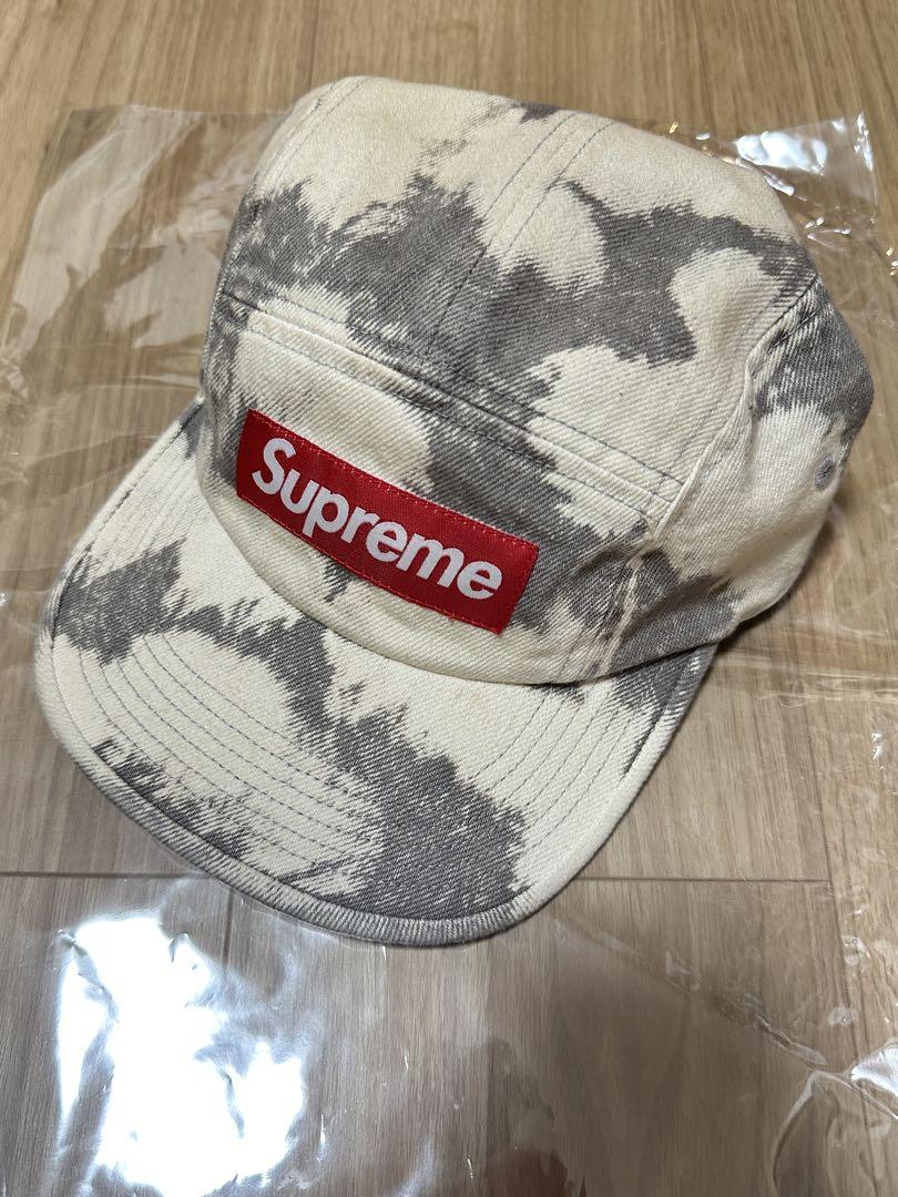 試着のみ Supreme Denim Camp Cap Bleached
