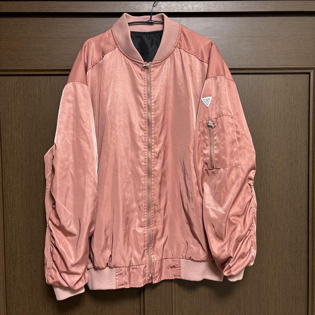 SEVENTEEN ダサく セブチHANA MA-1 ブルゾンPINK