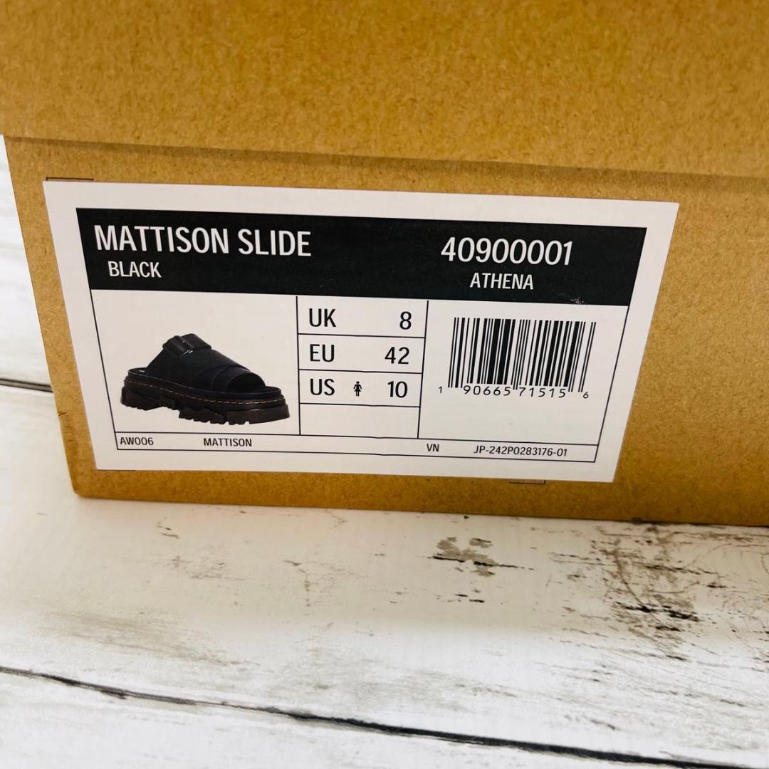 新品未使用品　Dr.Martens 厚底サンダル ブラック　UK8 27センチ