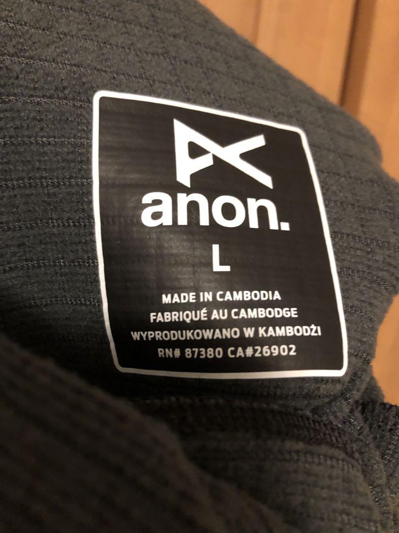 24-25 anon MFI ミッドウェイトロングスリーブバラクラバ フーディー
