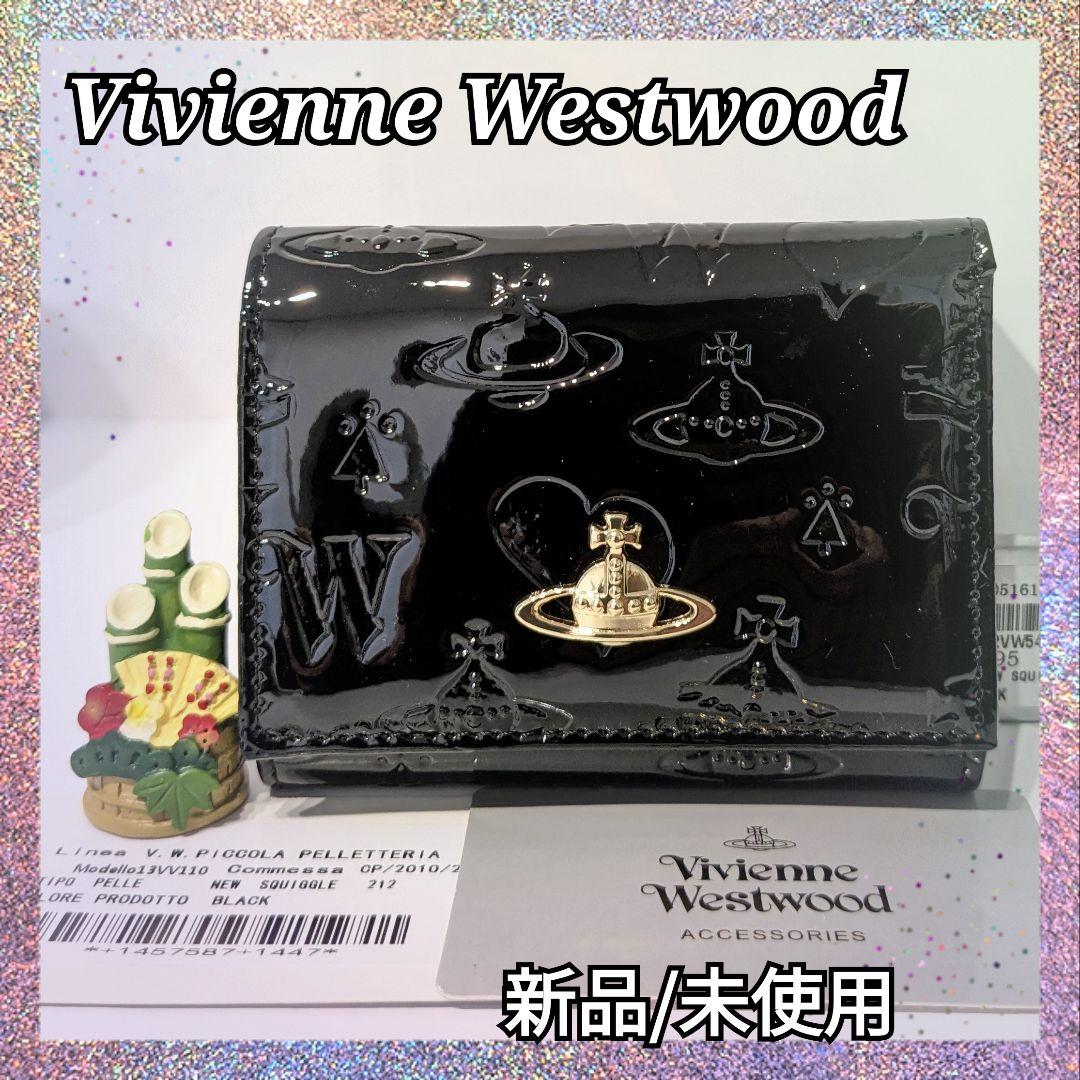 mさま専用  Vivienne Westwood 折り財布 エナメル 黒