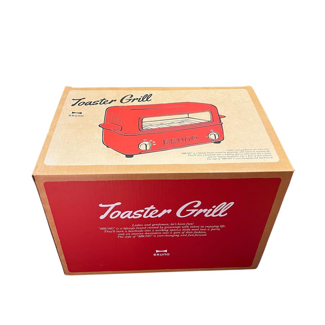 【新品】BRUNO トースターグリル red BOE033-RD