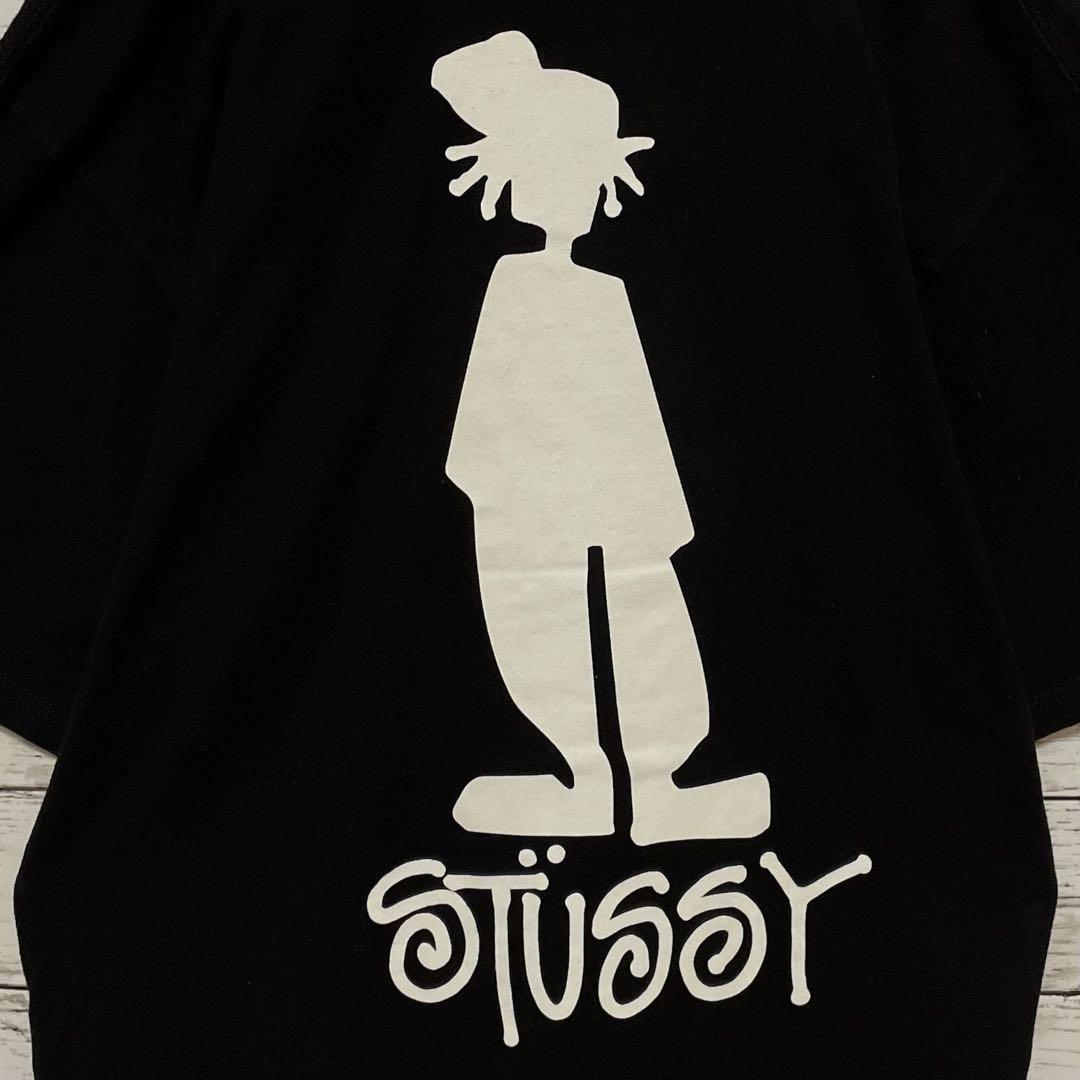 [大人気]　ステューシー　Ｔシャツ　ビックプリント◎　シャドーマン　存在感◎ 大人気] ステューシー Tシャツ ビックプリント◎ シャドーマン