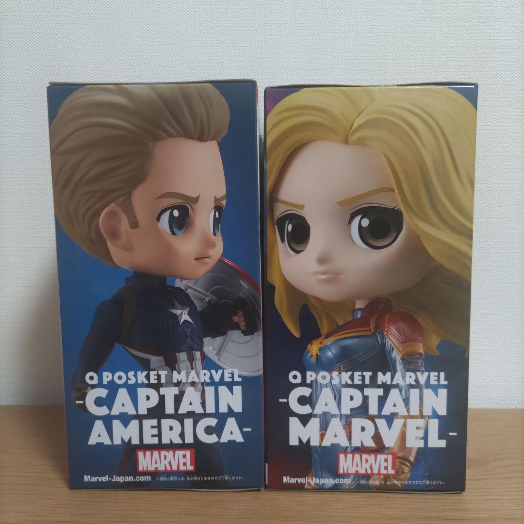 Q posket Marvel Captain Marvel キャプテン・マーベル 2種 16個