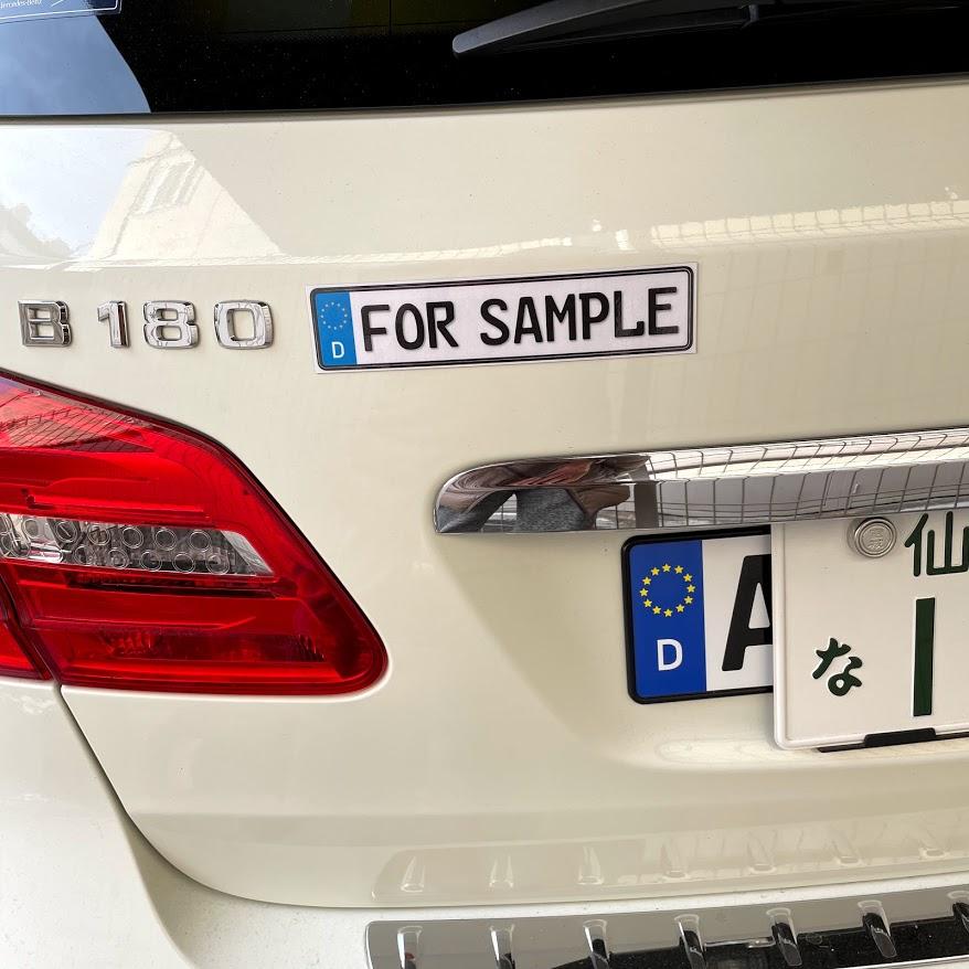 メルカリ D Disabled 直貼りステッカー ユーロプレート 車椅子マーク身障者マーク 車外アクセサリー 500 中古や未使用のフリマ