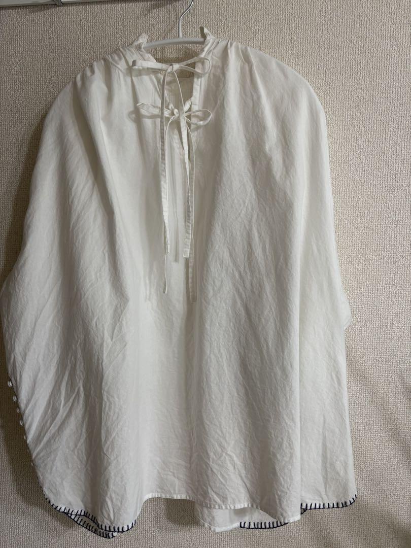 【Abel】Hand made tunic ピンタック　ブラウス　刺繍 abel アベル Hand made tunic ピンタックブラウス 刺繍 - メルカリ