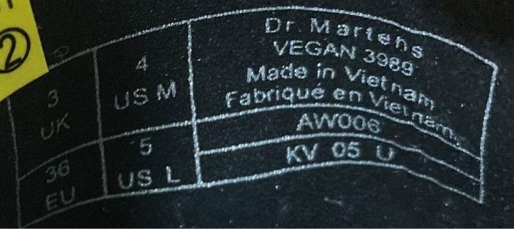 Dr.Martens(ドクターマーチン)VEGAN 3989