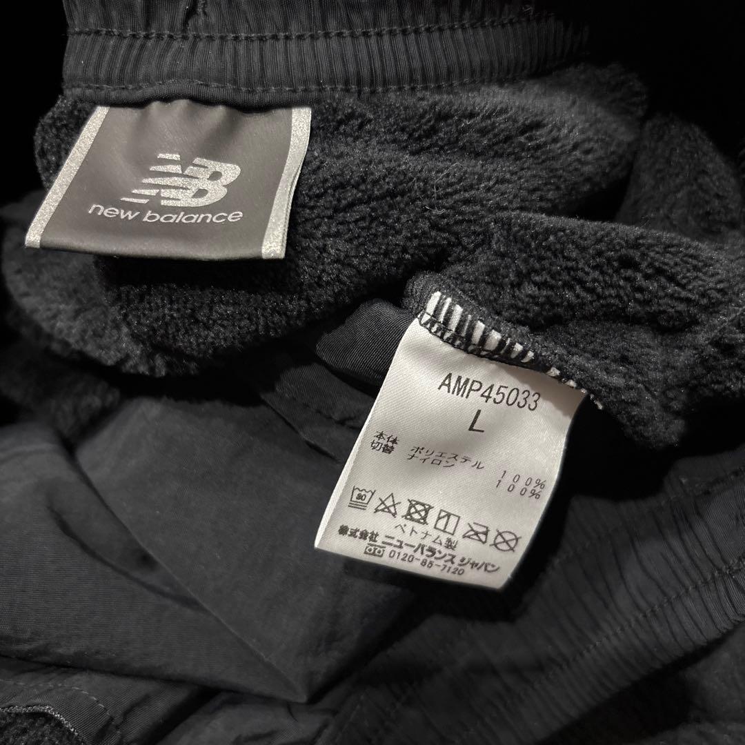ニューバランスMET24 フリース セットアップ カーディガン パンツ ブラック