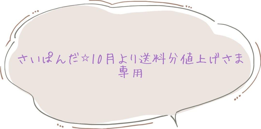 さいぱんだ⭐︎10月より送料分値上げさま確認用ページ