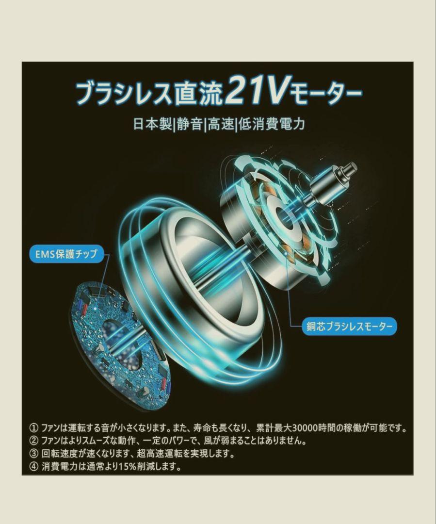 COVELL　21v　空調服新品　Mサイズ　2023モデル 22000mAh