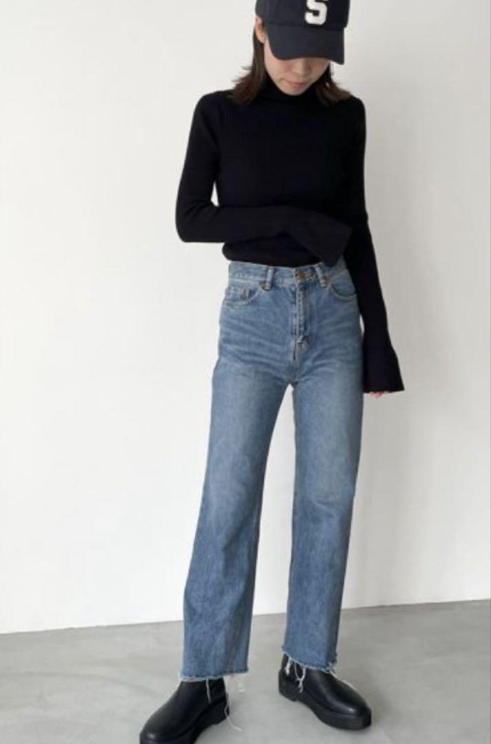 CANAL JEAN YAーYA Freshカットオフデニムクロップドパンツ
