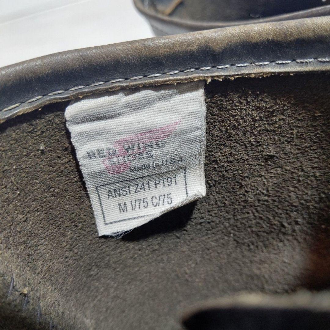 USA製 REDWING レッドウィング エンジニアブーツ PT91 茶芯