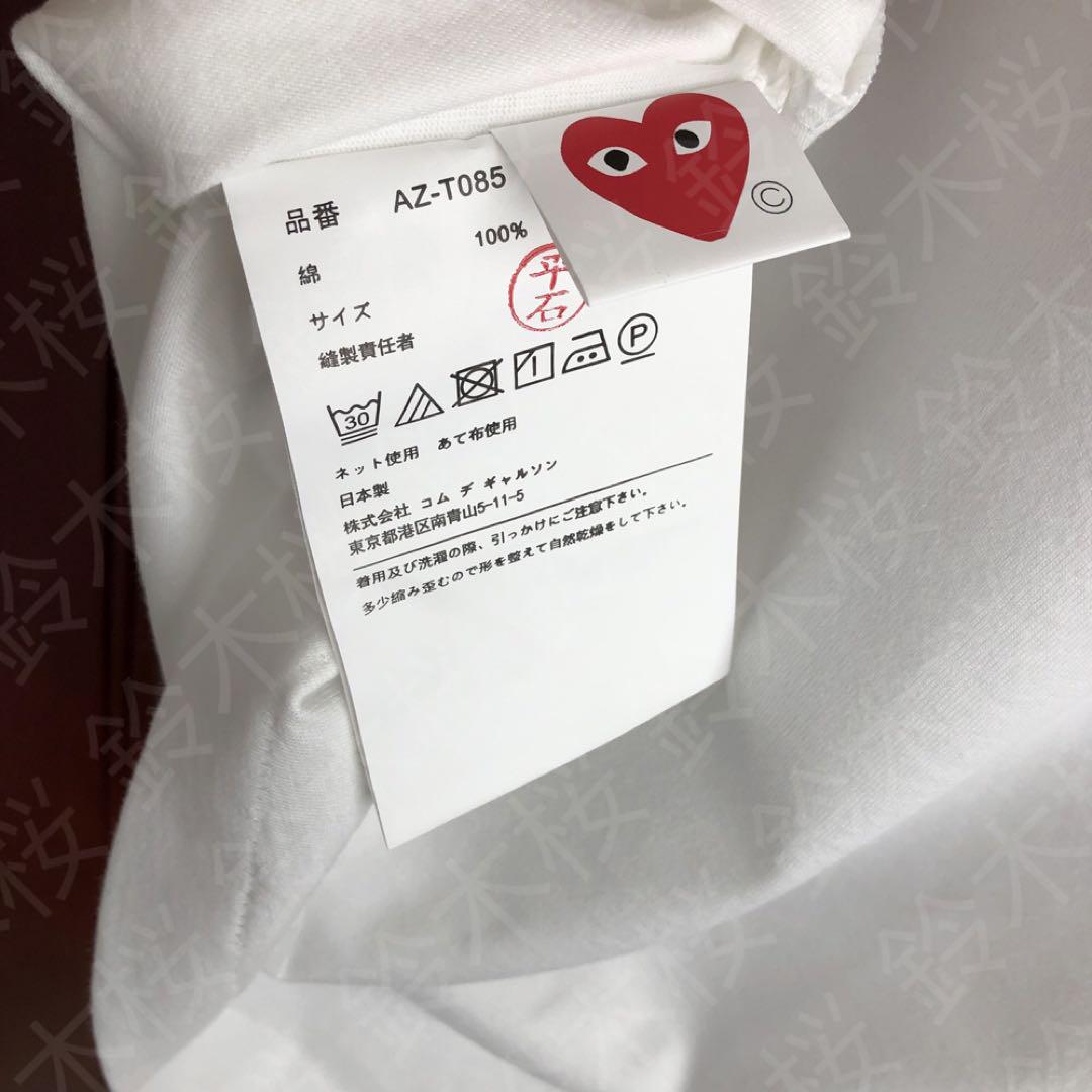 COMME des GARÇONS PLAY ハートロゴTシャツ ブラックハート