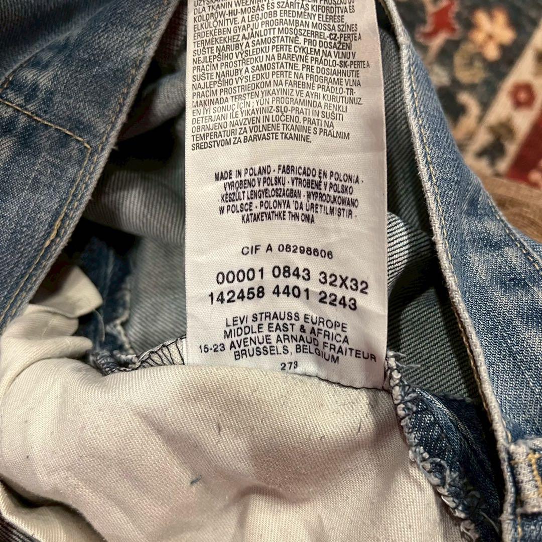 00s Levi’s Euro エンジニアード リーバイス W82cm W32