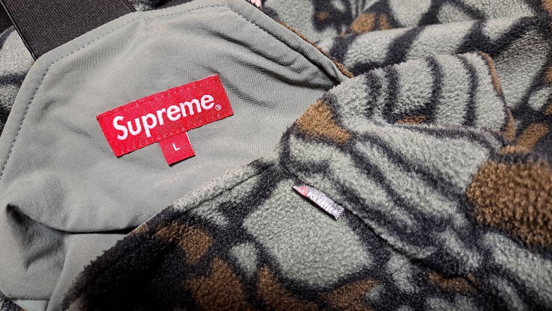 美品supreme 2020FW polartec overall size:L