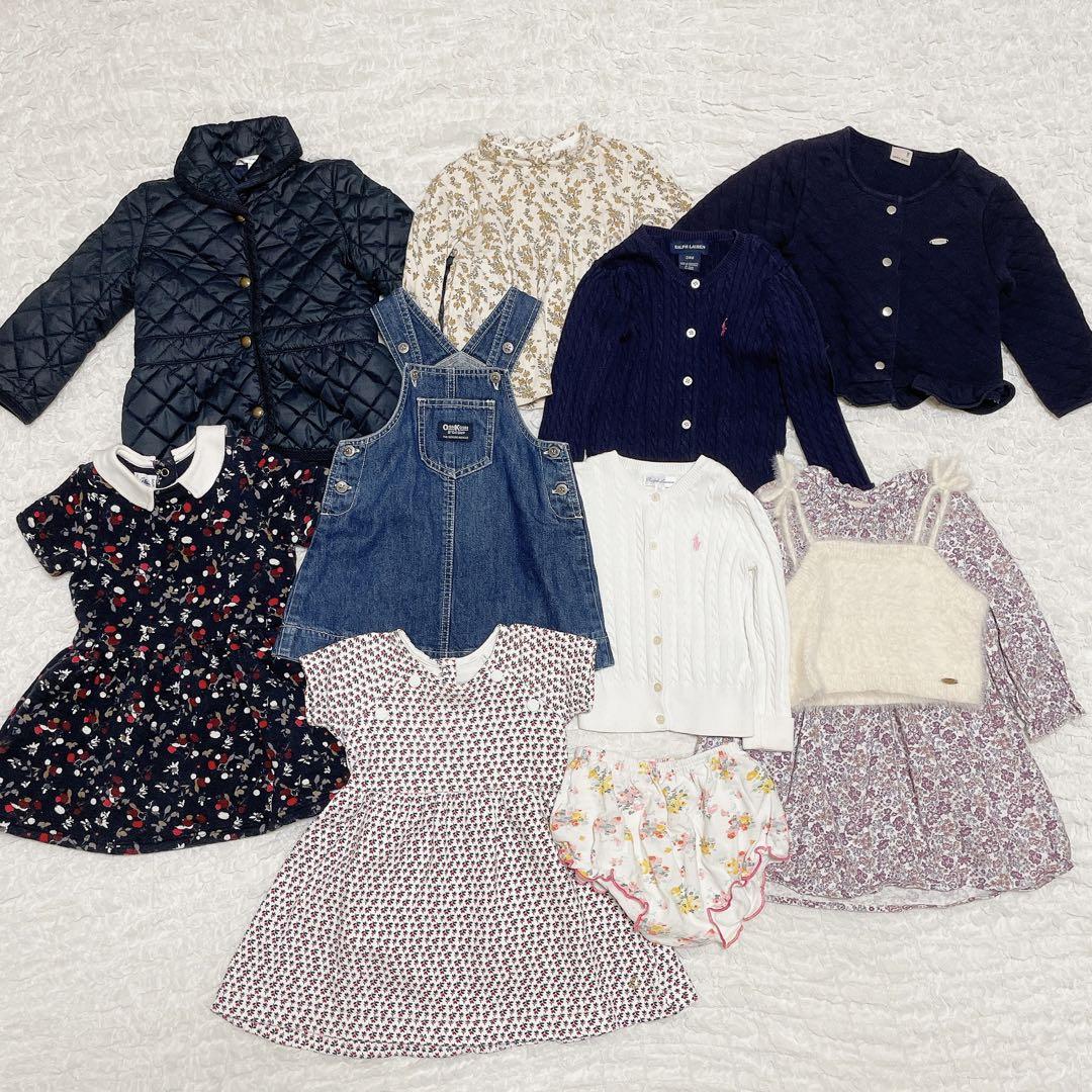 女の子服10点まとめ売り 90cm プティマイン ラルフローレン