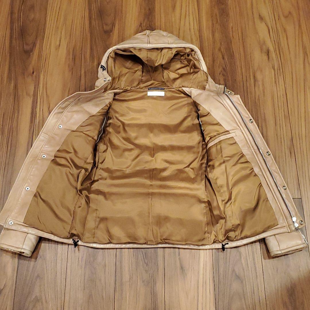 日本製在庫 激レア希少 junhashimoto レザーダウンジャケット ベスト q1CNH-m28587006157 品質保証得価