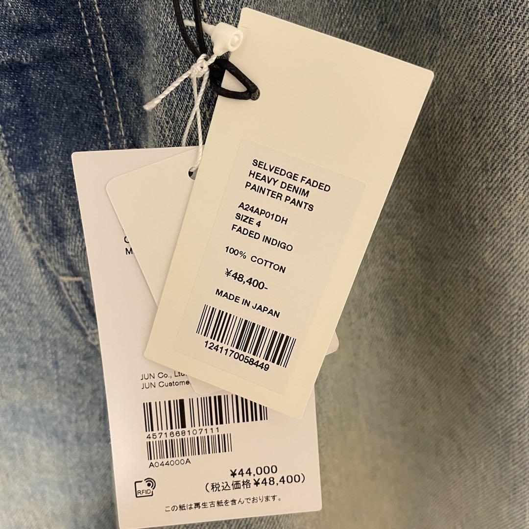 パンツ AURALEE DENIM PAINTER PANTS