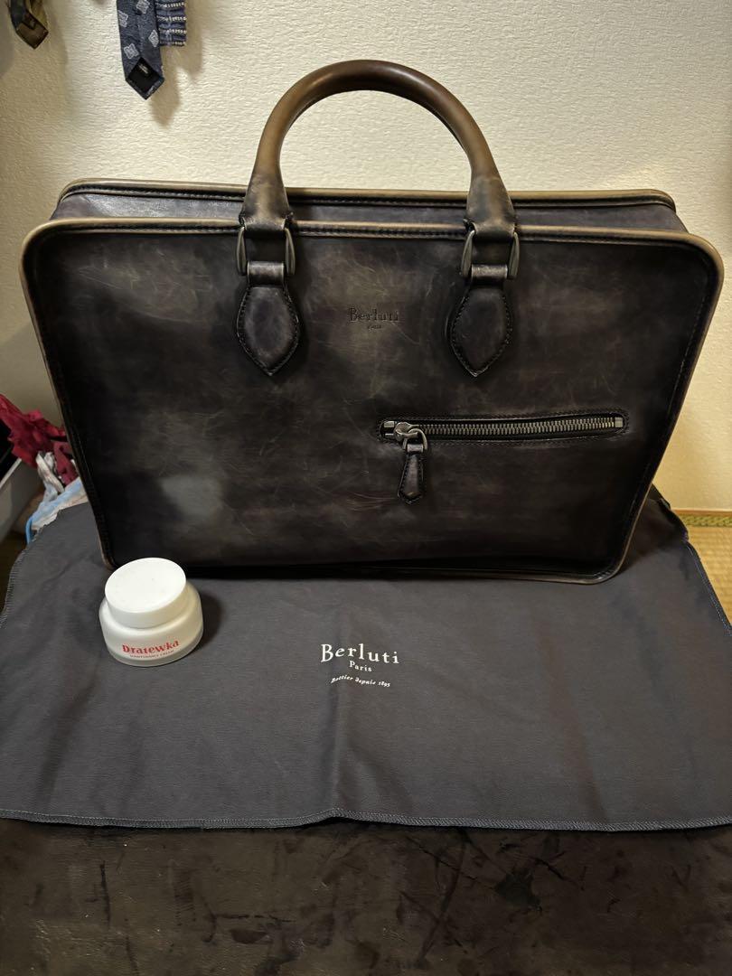 berluti ベルルッティ アンジュール　ベネチアレザー　パティーヌ　バッグ