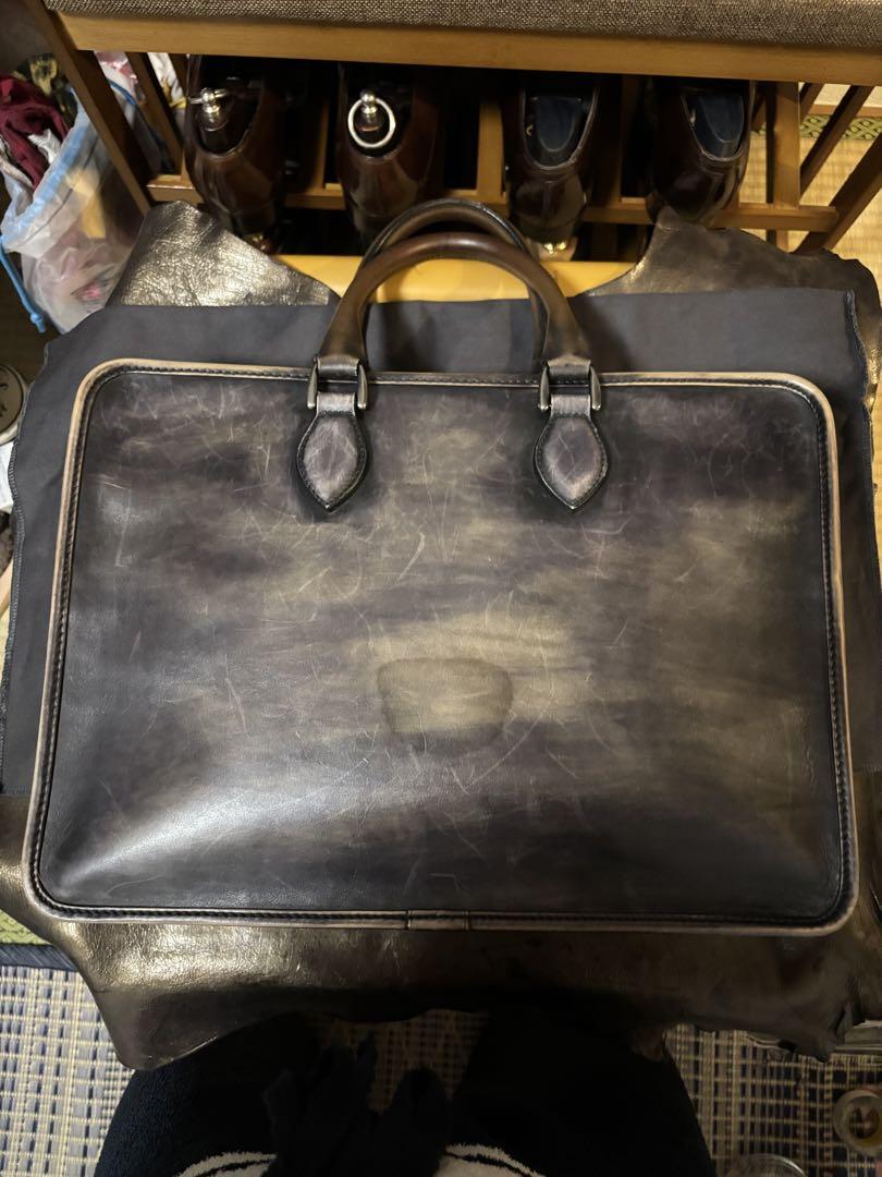 berluti ベルルッティ アンジュール　ベネチアレザー　パティーヌ　バッグ