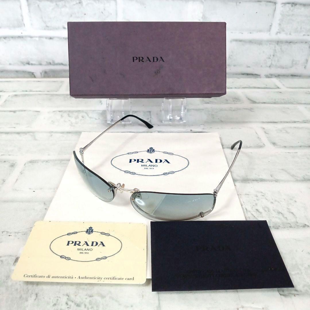 143 美品 プラダ PRADA サングラス SPR50D カード付
