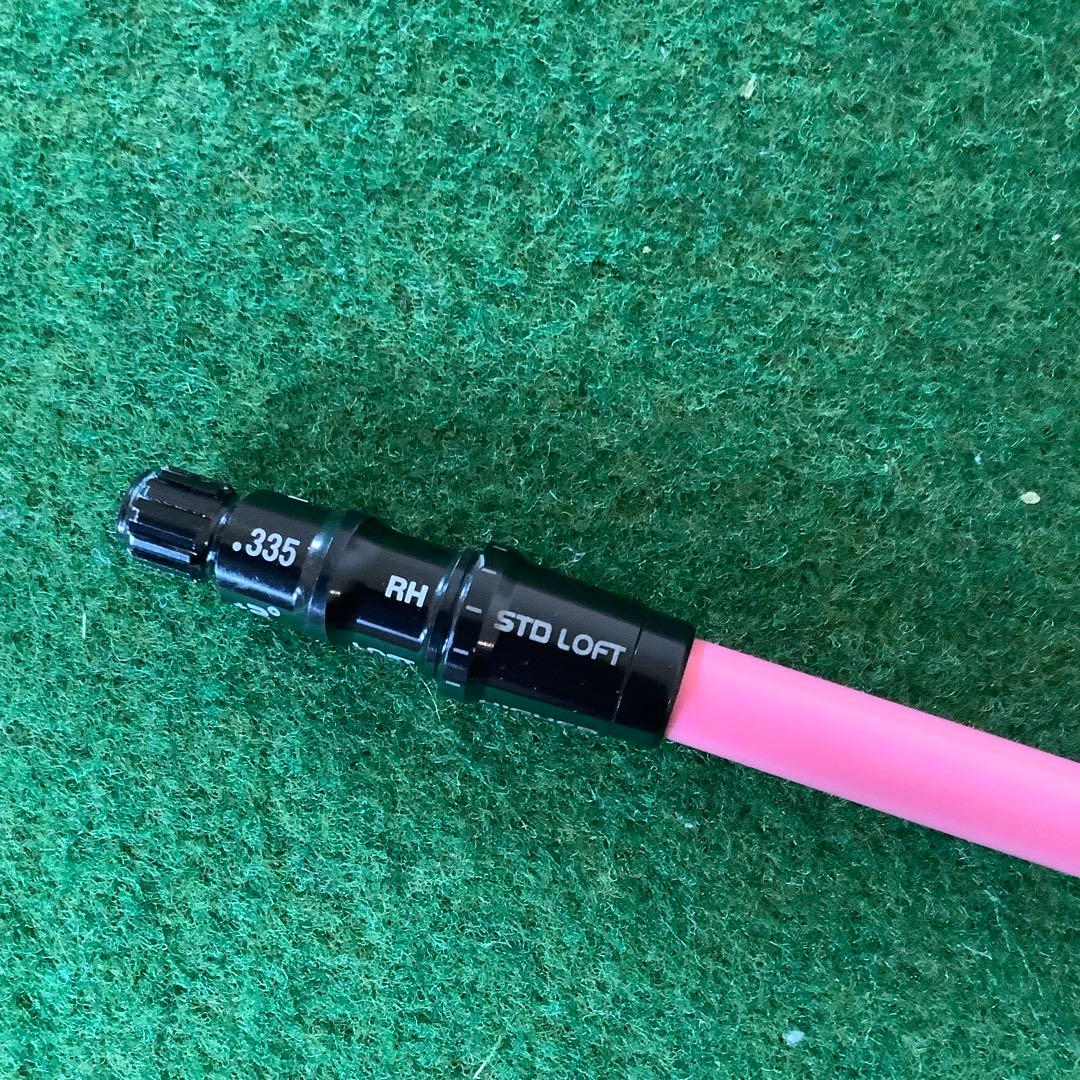 ☆美品★ジアッタス限定ピンクバージョン★テーラーメイドスリーブ５Ｓシャフト☆