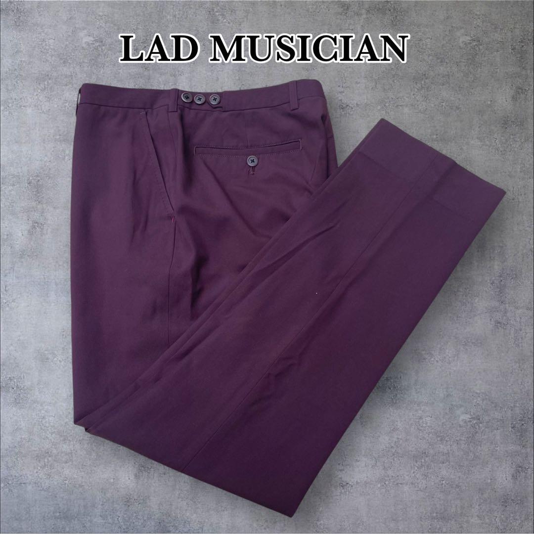 LAD MUSICIAN 撥水 ウールギャバジン スラックス