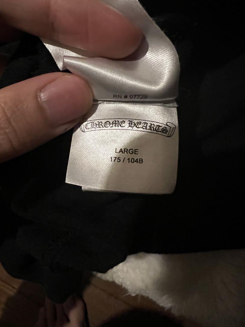 CHROME HEARTS ブラック ロングスリーブTシャツ L