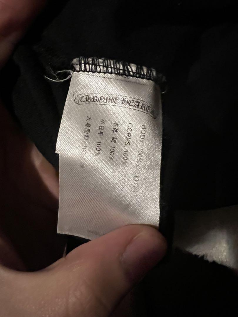 CHROME HEARTS ブラック ロングスリーブTシャツ L