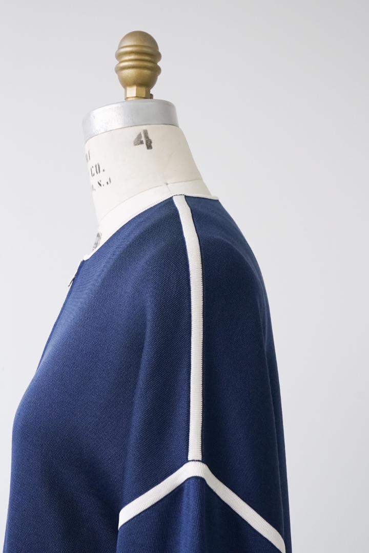 極美品 HERMESエルメス シルクニット パンチング シルク ドレス