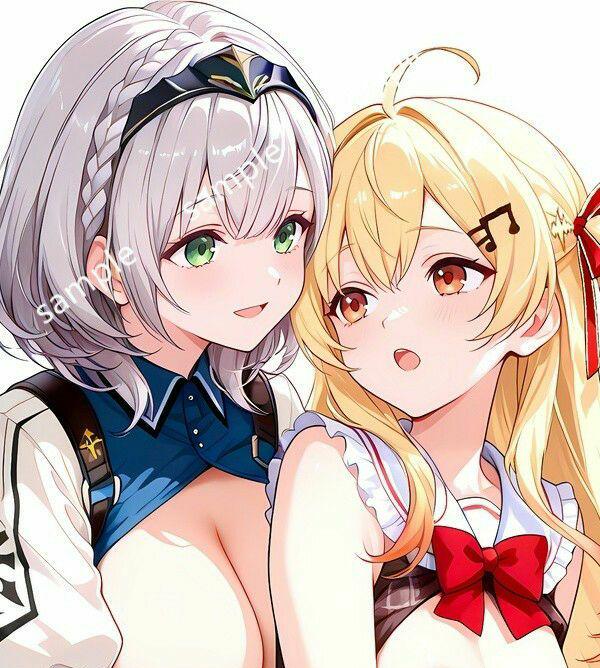 と*と様 シークレット　バスタオル　タペストリー　ホロライブ　白銀ノエル & 音