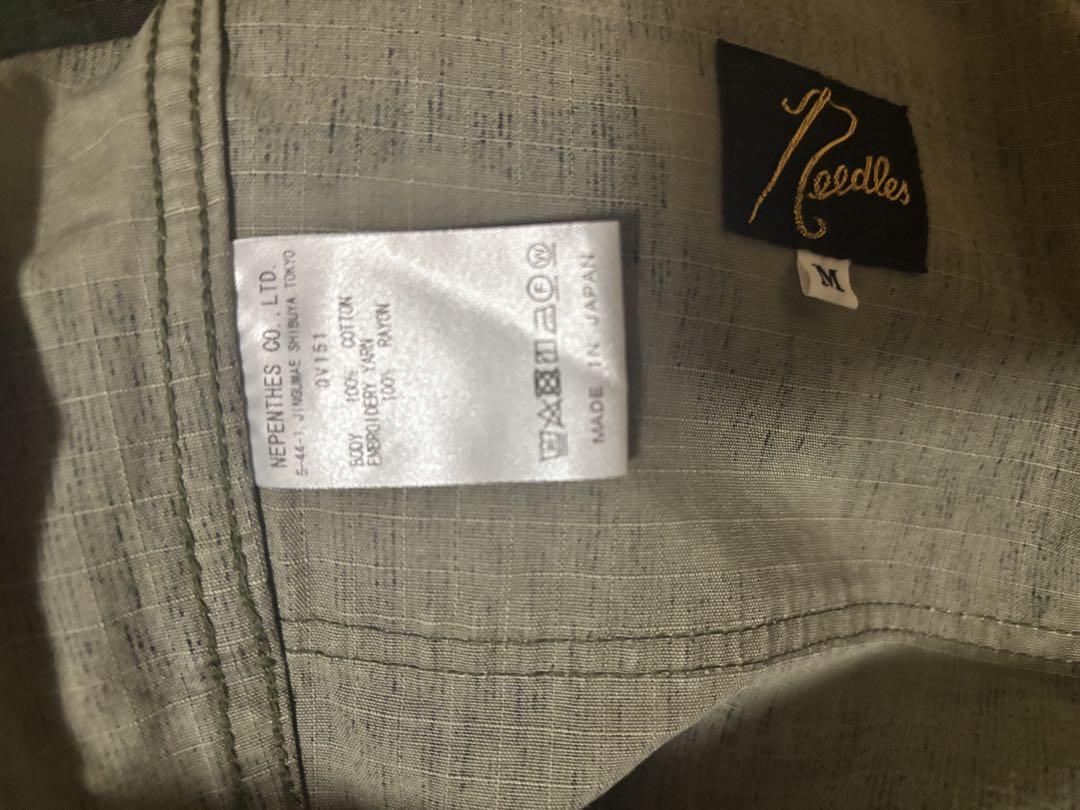 Needles FATIGUE PANT COTTON RIPSTOPカモ柄