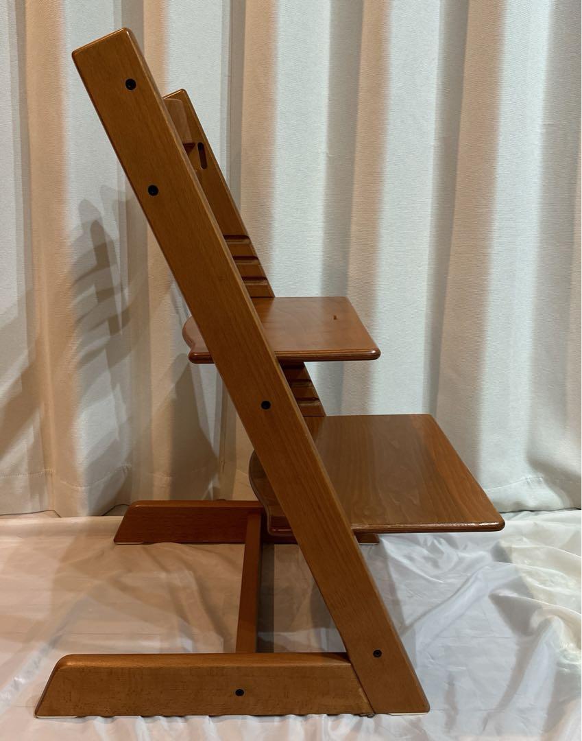①STOKKE ストッケ　トリップトラップ　ハイチェア　ベビーチェア