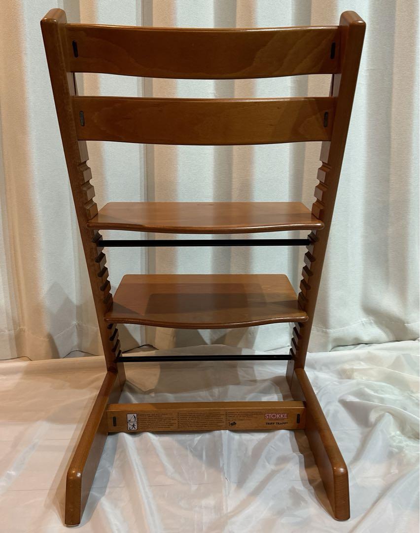 ①STOKKE ストッケ　トリップトラップ　ハイチェア　ベビーチェア