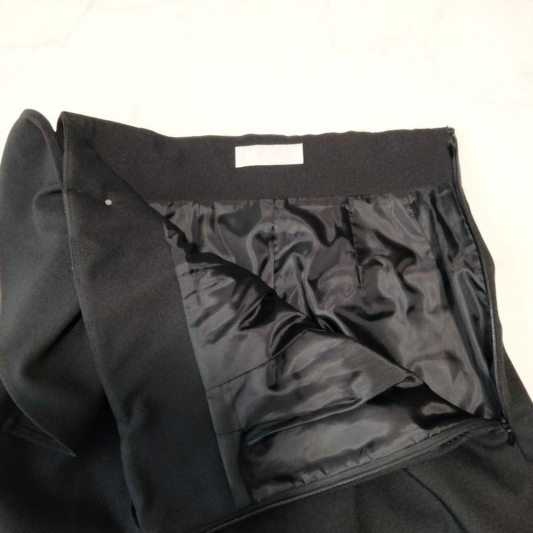 美品　CFLFORD／セルフォード　 ハイウエストパールベルトパンツ　ブラック