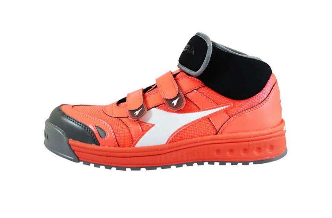 DIADORA オレンジ ピンク26cm （安全靴 セーフティシューズ