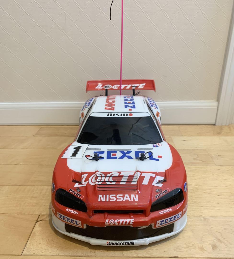 タミヤ　1/10ラジコン　TA03F R34ロックタイトスカイラインGT-R