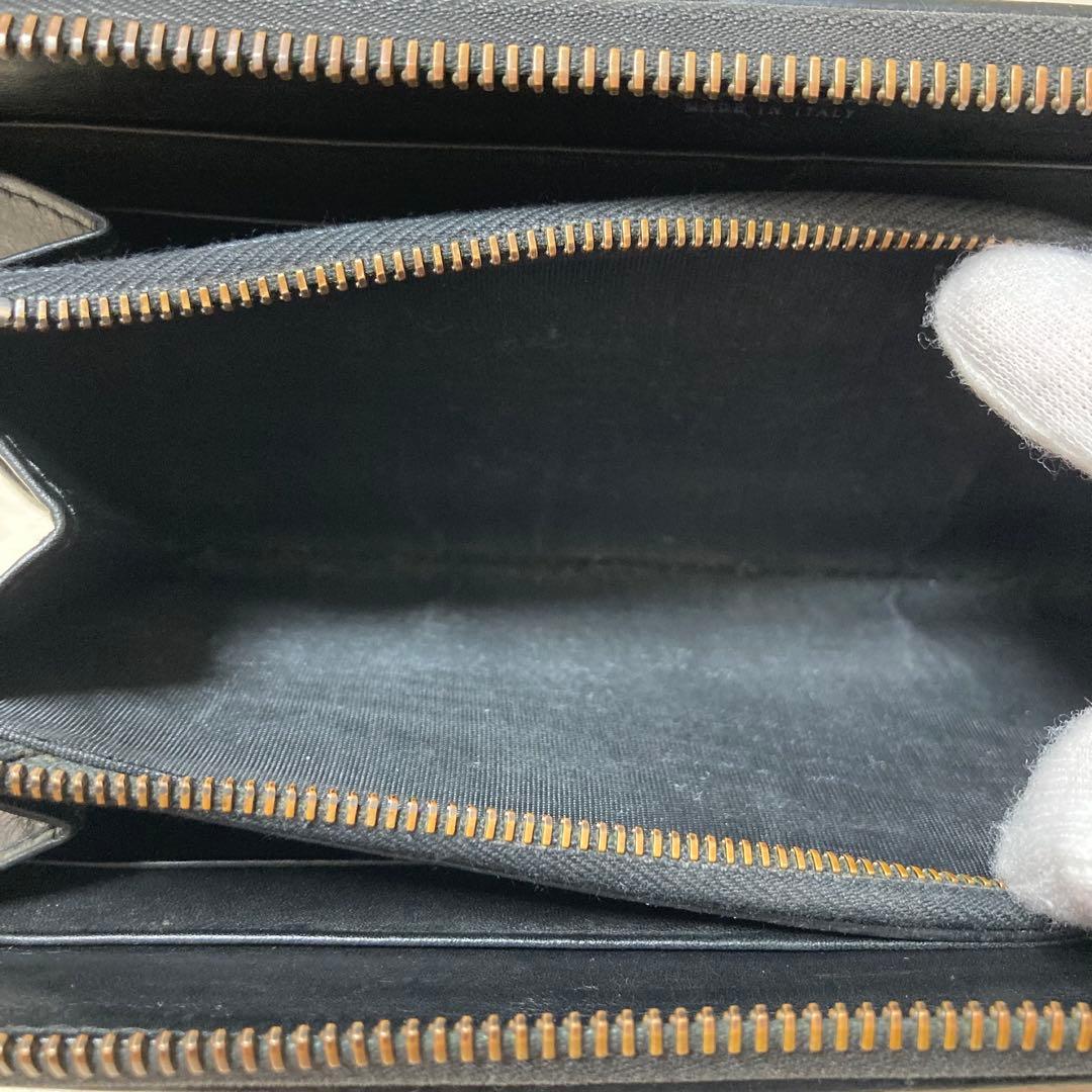 BOTTEGA VENETA ブラック イントレチャート 長財布 ボッテガ BOTTEGA VENETA ブラック イントレチャート 長財布 ボッテガ