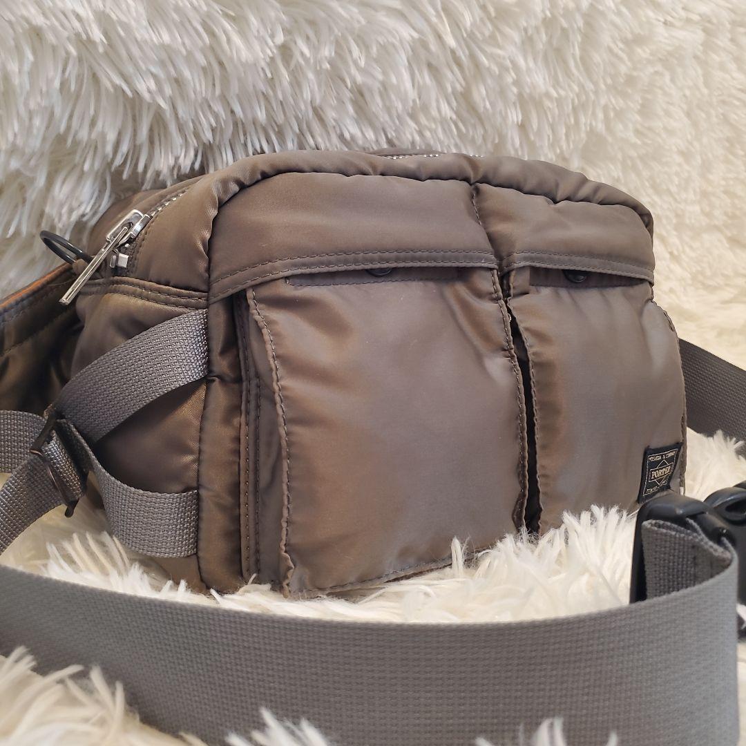 ⭐極美品⭐PORTER　タンカー　ウエストバッグ　シルバーグレイ