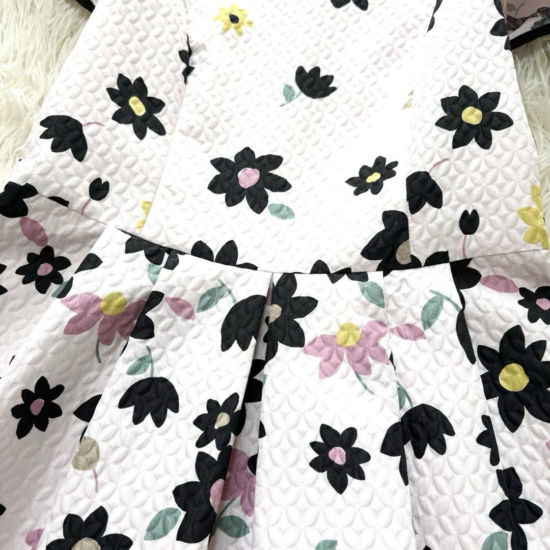 ✨美品✨エムズグレイシー　フレンチスリーブワンピース　花柄　日本製