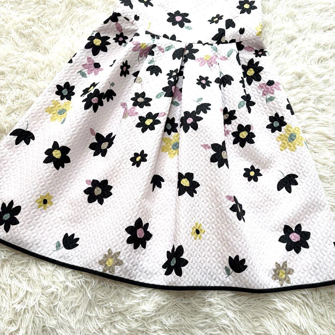 ✨美品✨エムズグレイシー　フレンチスリーブワンピース　花柄　日本製