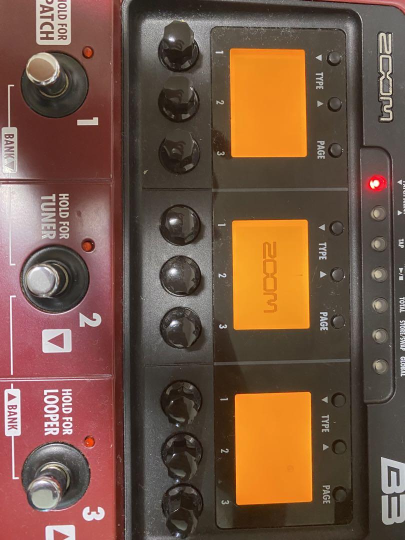 素晴らしい品質 zoom b3 マルチエフェクター ベース用 中古